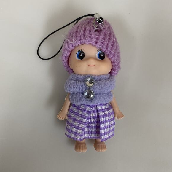 4 Small Doll Ornaments Backpack/Purse Charms Keychain Party Favor - Picture 4 of 7